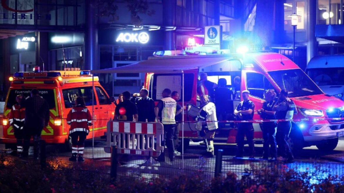 Detienen al supuesto autor del atentado con puñal en Alemania
