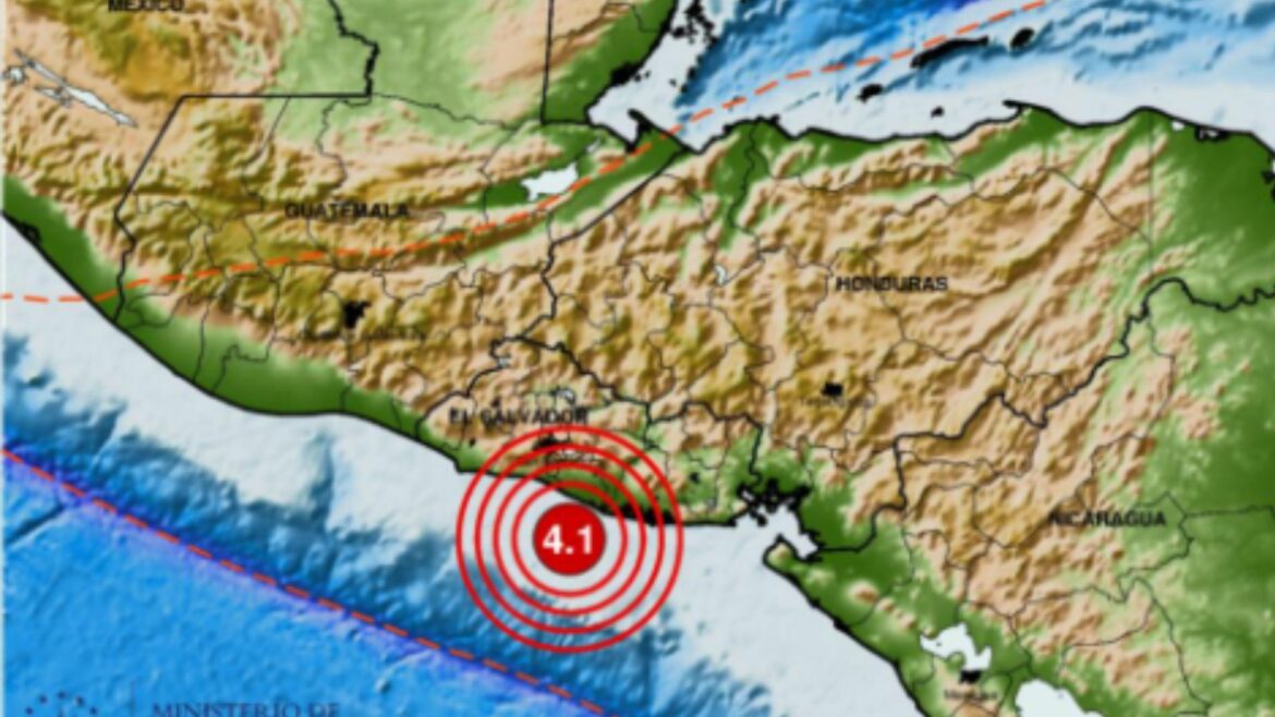 Sismo de 4.1 se registró frente a las costas de La Paz