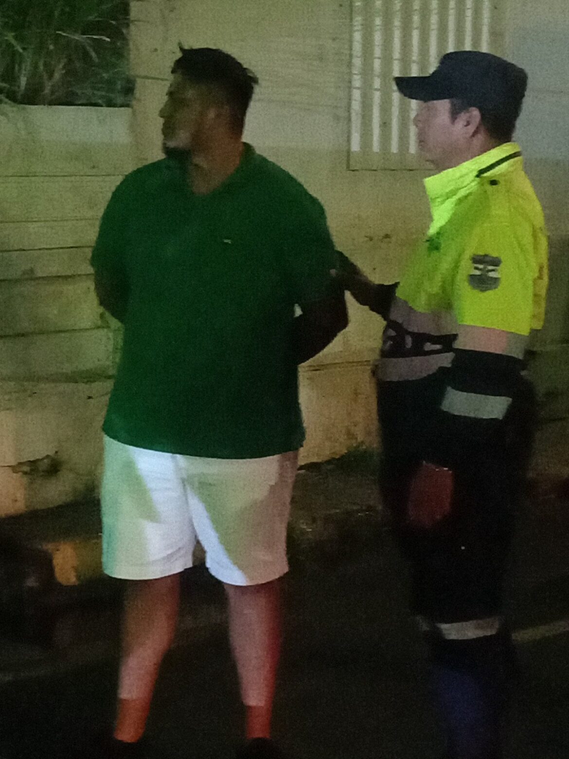Hombre ebrio protagoniza accidente vial a la altura del Parque Infantil