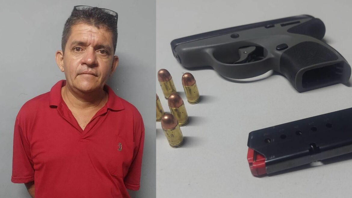 La PNC arrestó a un ebrio que disparó al aire libre desde el patio de su casa en San Juan Opico