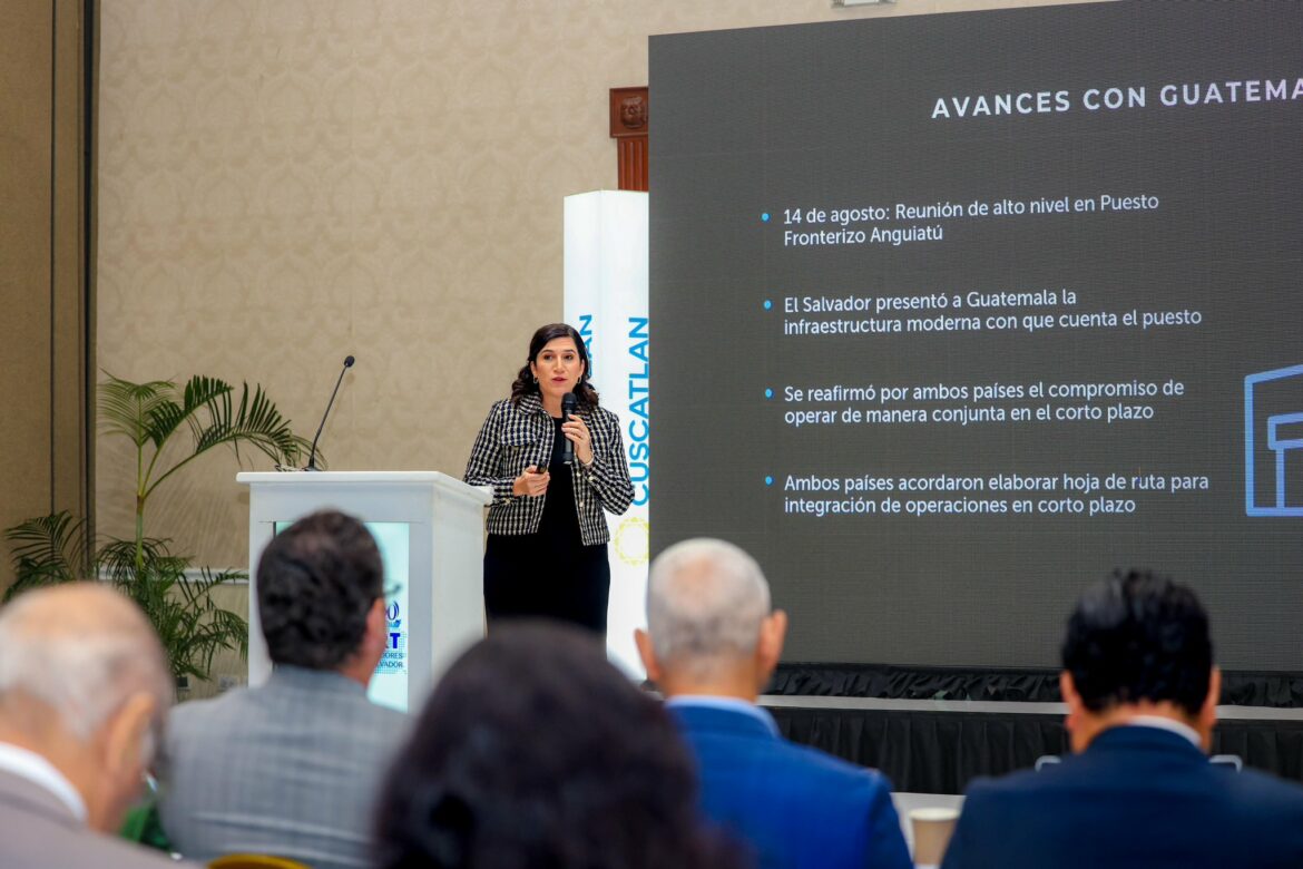 Ministra de Economía destaca acciones estratégicas impulsadas por el Gobierno en el proceso de Integración Aduanera con Guatemala y Honduras