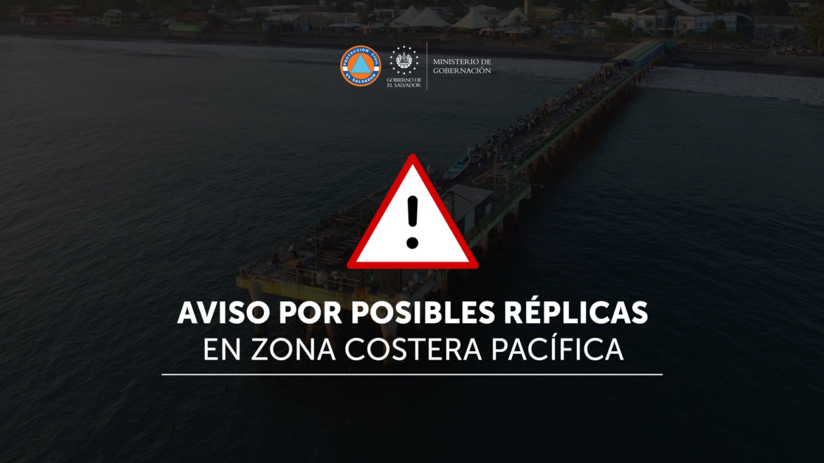 Protección Civil emite «AVISO» por posibles réplicas en la zona costera pacífica tras fuerte sismo de 6.1