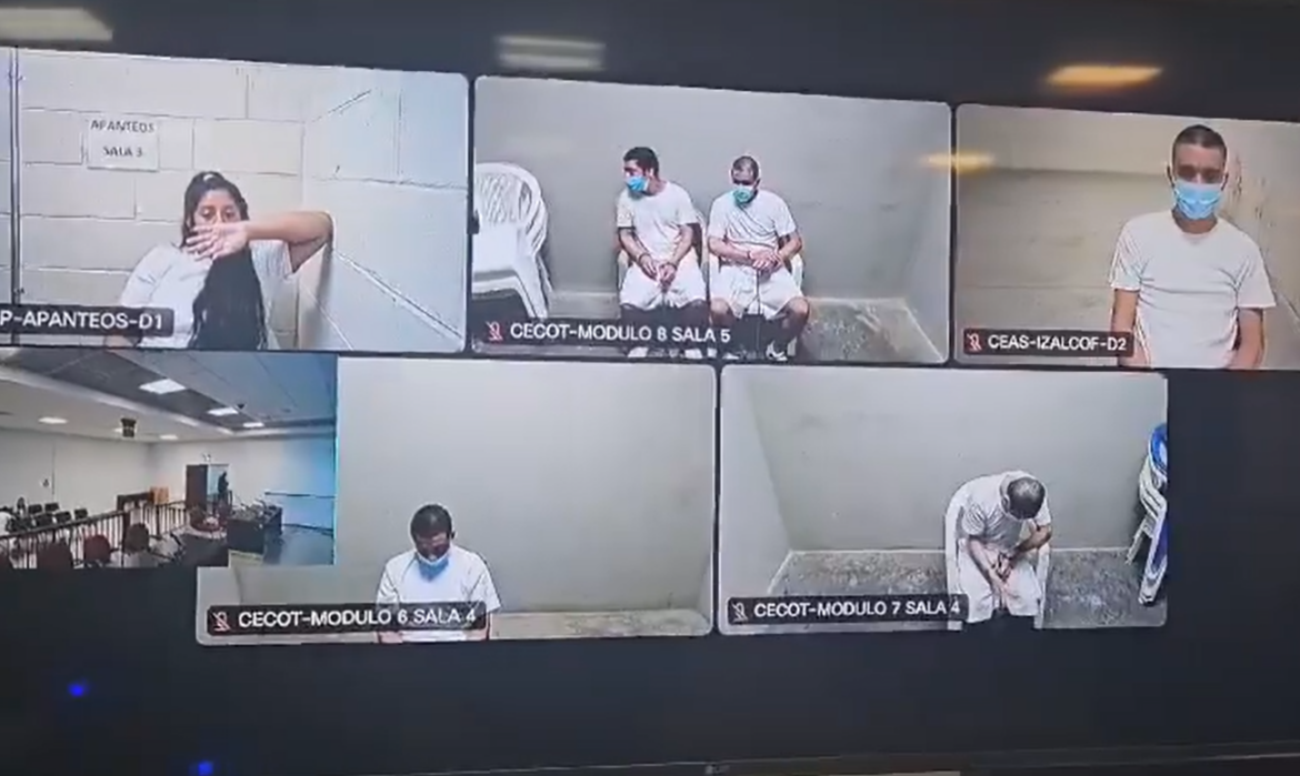 Ocho pandilleros fueron condenados a 15 años de cárcel por desaparear a una persona en El Boquerón