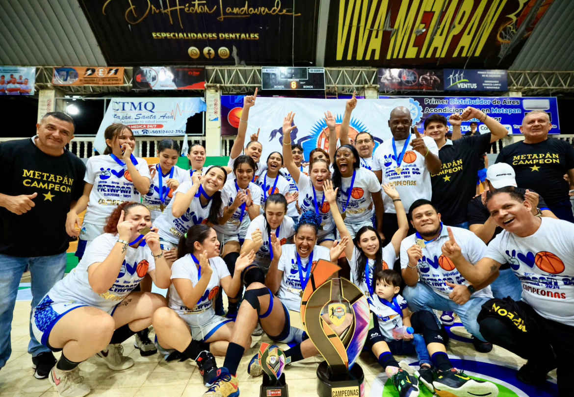 Metapán se coronó campeón de la Liga Mayor de Baloncesto Femenino