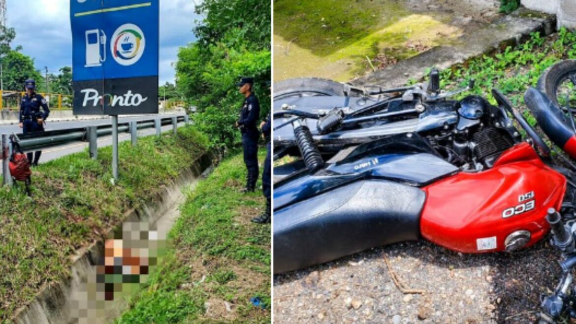 Motociclista fallece al colisionar contra una barrera metálica en carretera Litoral