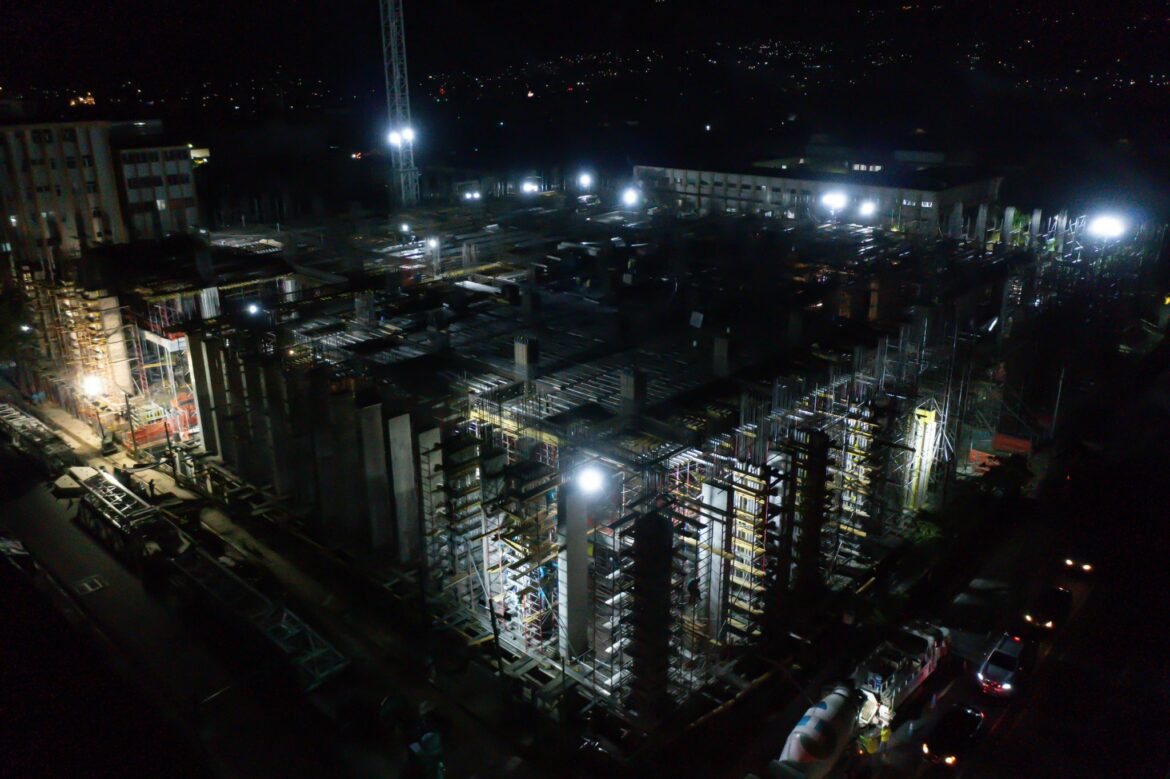 DOM continúa con obras en nuevo Hospital Rosales