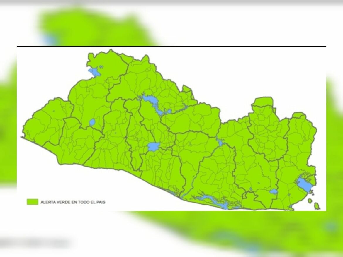 Protección Civil emite Alerta Verde a nivel nacional por lluvias tipo temporal