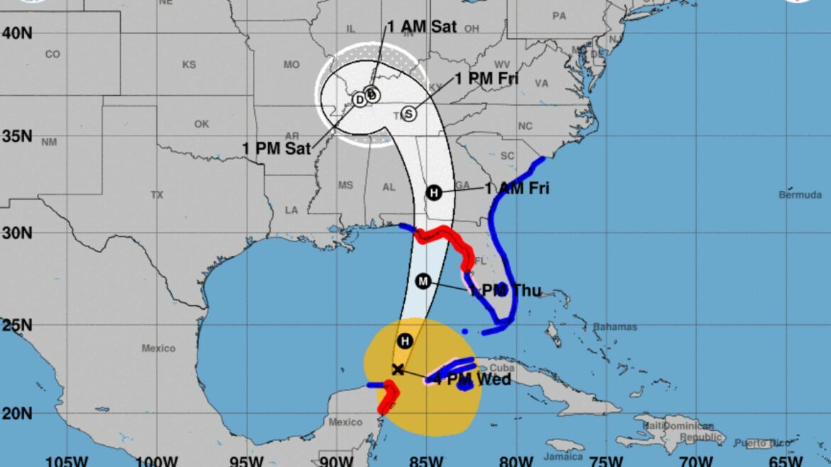 Huracán Helene se fortalece y podría alcanzar categoría 4 cuando toque tierra en Florida