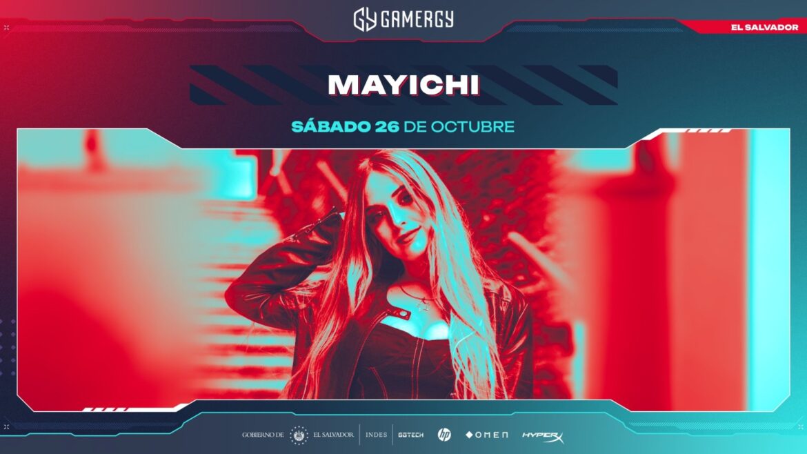 Streamer española, Mayichi es la séptima invitada al GAMERGY El Salvador 2024