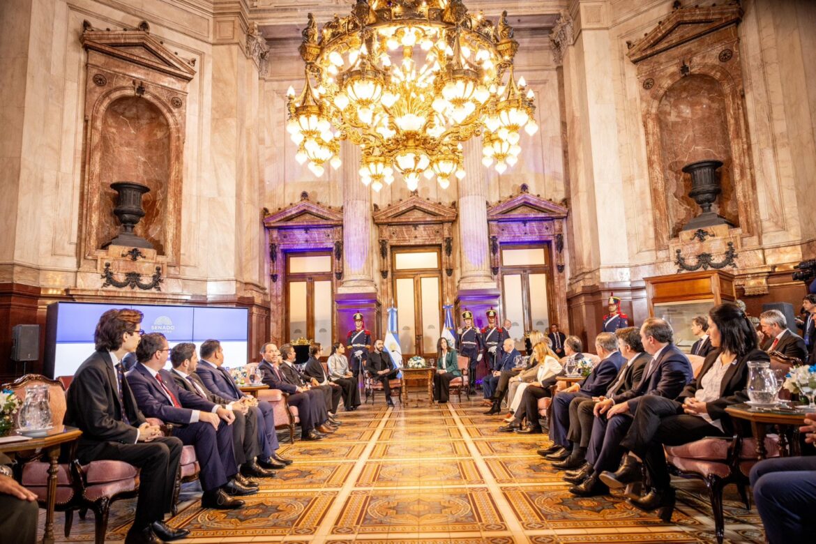 Bukele expuso a miembros del Senado argentino logros en seguridad: «Vivíamos en un país peor que eso (Irak, Siria, Haití)»