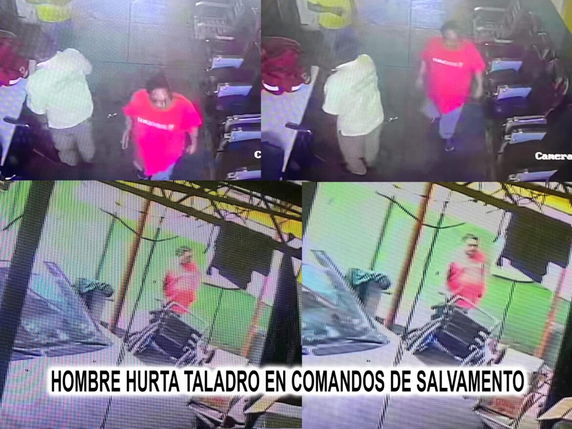 Hurto en base central de Comandos de Salvamento