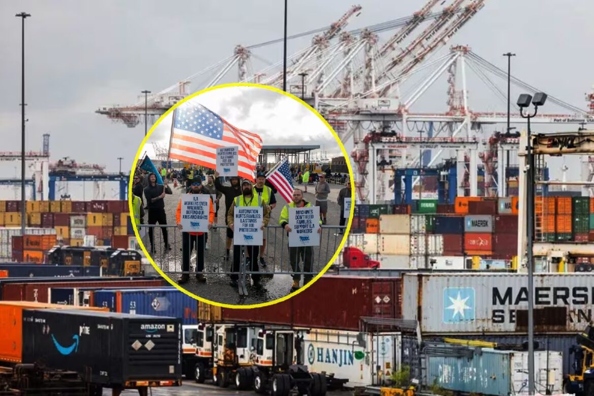 Trabajadores portuarios de EEUU suspenden la huelga, negociarán un nuevo contrato