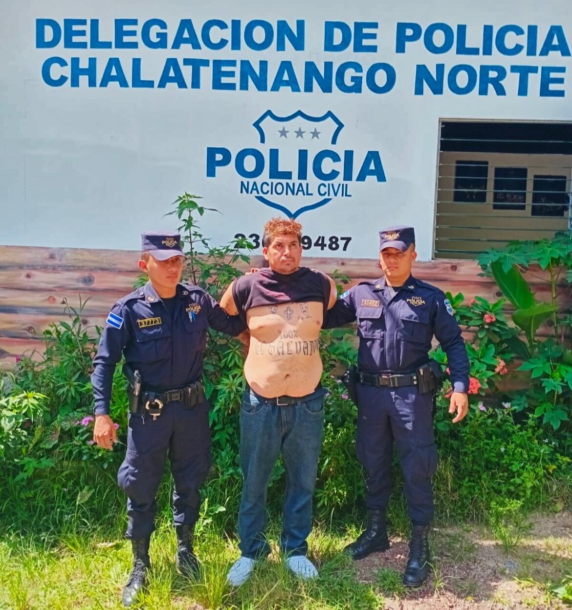 Capturan a pandillero deportado de EEUU por vender y distribuir drogas en Chalatenango
