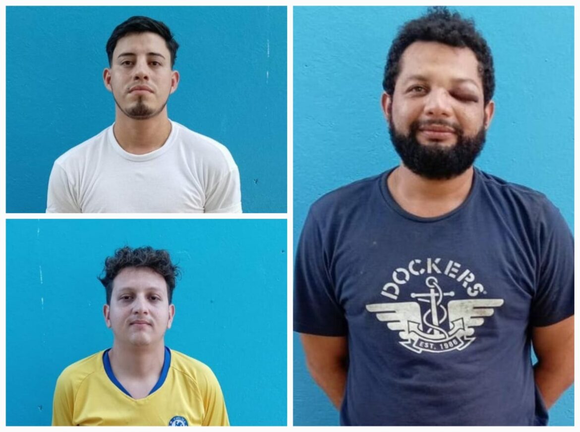 Sujetos que aparecen peleando en un video en redes sociales fueron capturados por la PNC