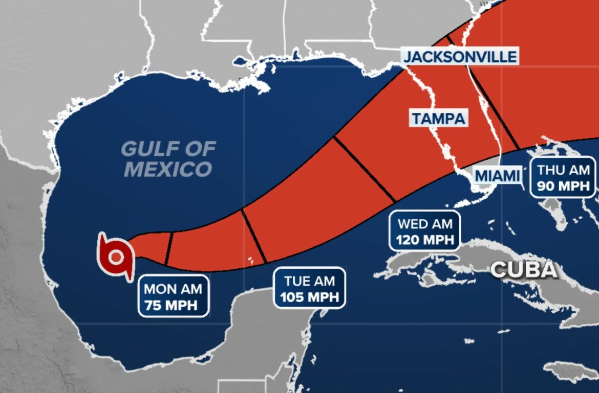 Tormenta Milton se transforma en huracán al avanzar hacia Florida, EEUU