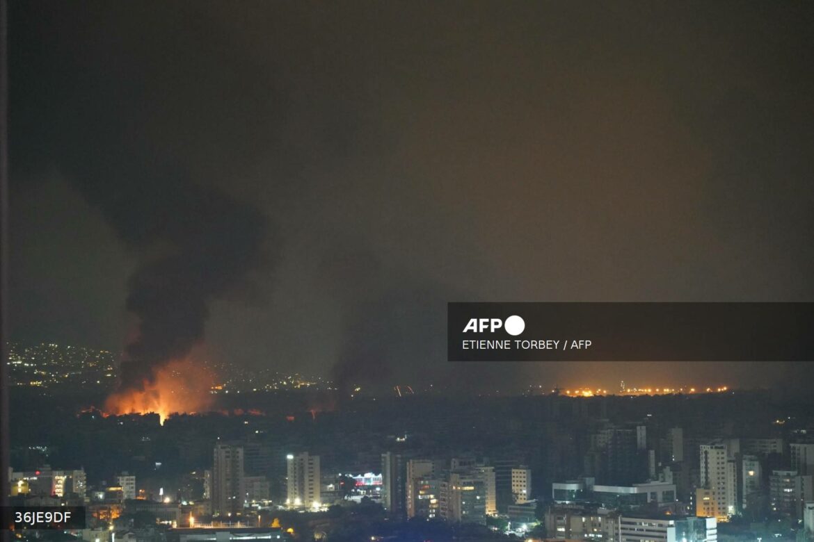 Nuevos ataques violentos israelíes contra el feudo israelí cerca de Beirut