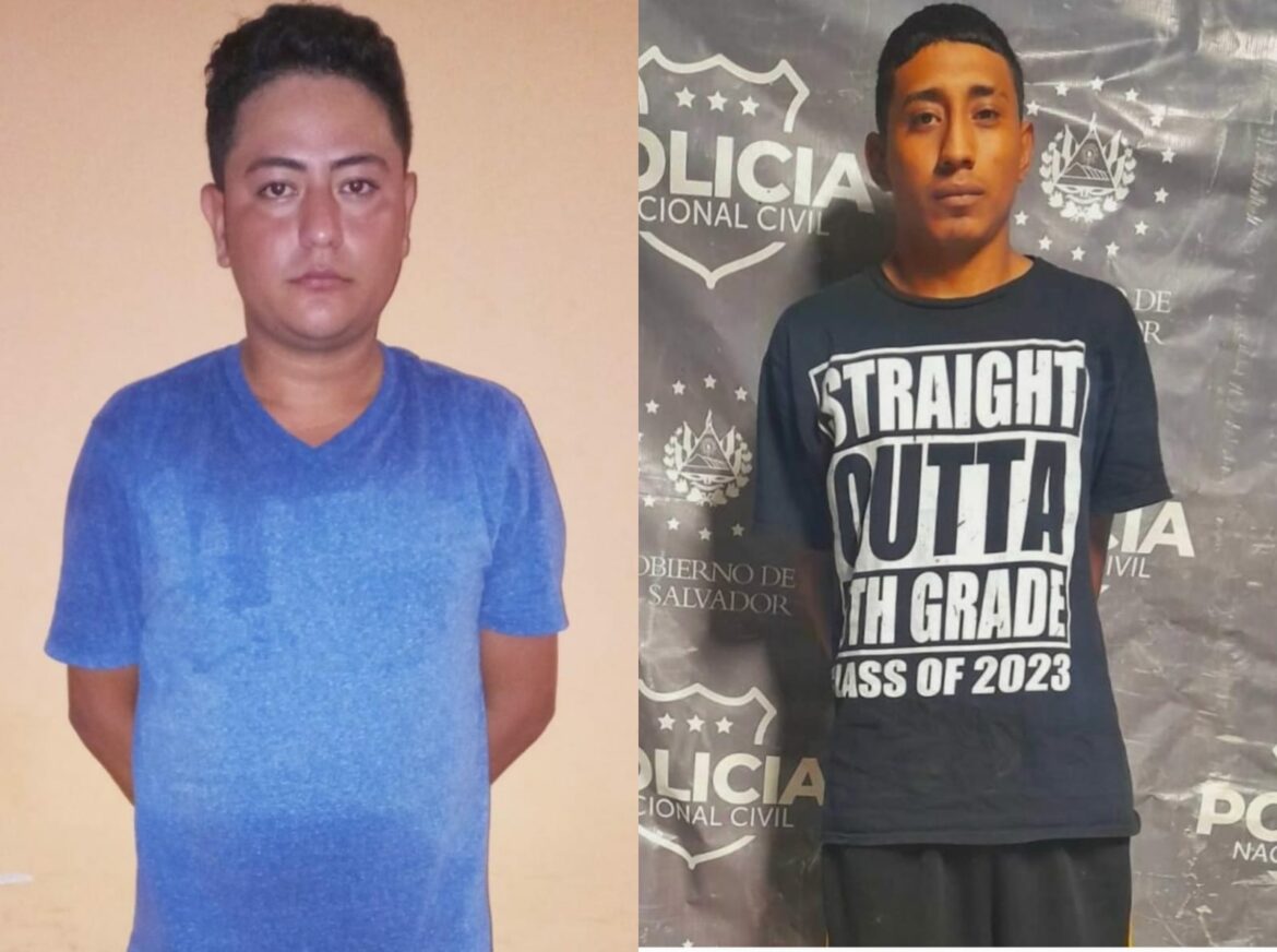 Dos sujetos fueron capturados por la PNC, uno por tráfico de droga y el otro por portación ilegal de arma de fuego