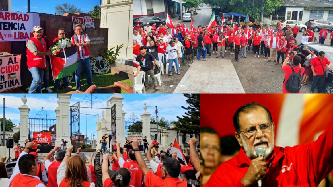 FMLN conmemora 94 años del natalicio de Shafick Handal con ausencia del secretario general del partido y escasa presencia de militantes