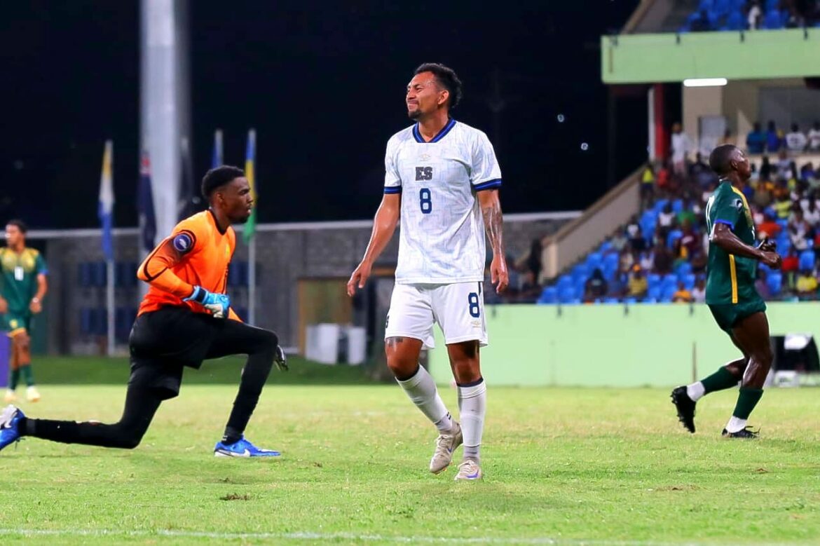 El Salvador tropieza ridículamente en el caribe ante San Vicente y Las Granadinas
