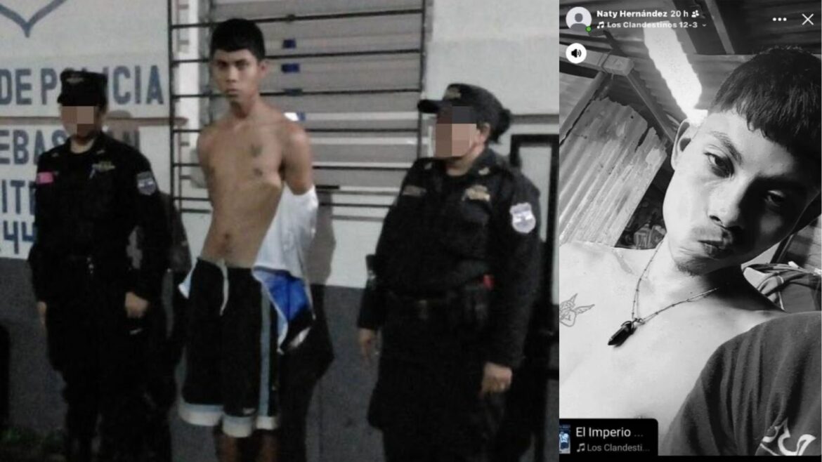 La PNC capturó a un hombre que aparecía en un video con música alusiva a la MS-13