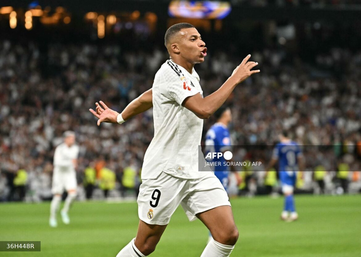 Kylian Mbappé es titular con el Real Madrid ante el Celta
