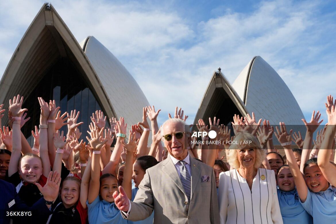 El rey Carlos III cierra visita a Australia con fiesta en la Ópera de Sídney
