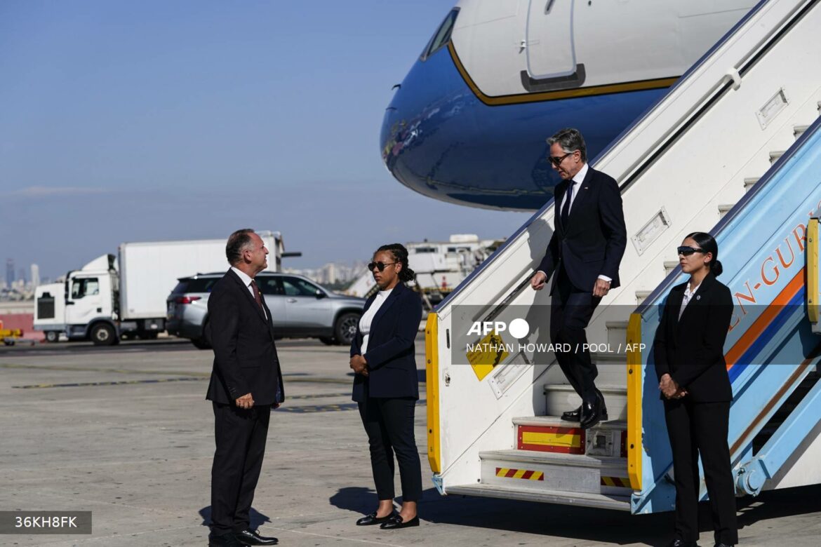 El jefe de la diplomacia de EEUU llega a Israel para impulsar las negociaciones de paz en Gaza