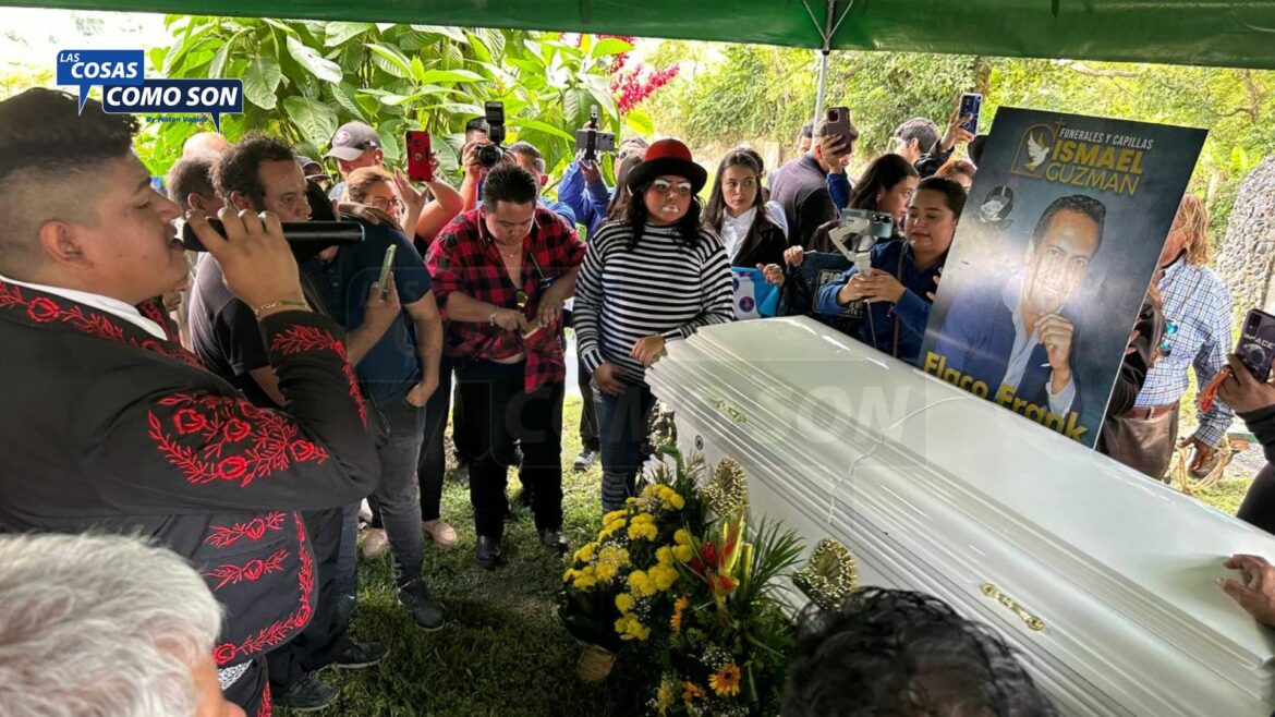 Familiares y amigos dieron el último adiós al comediante «El Flaco Frank»: «Lo vamos a recordar por ese gran carisma»