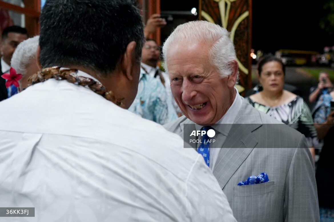 Carlos III llega a Samoa antes de la cumbre de la Commonwealth