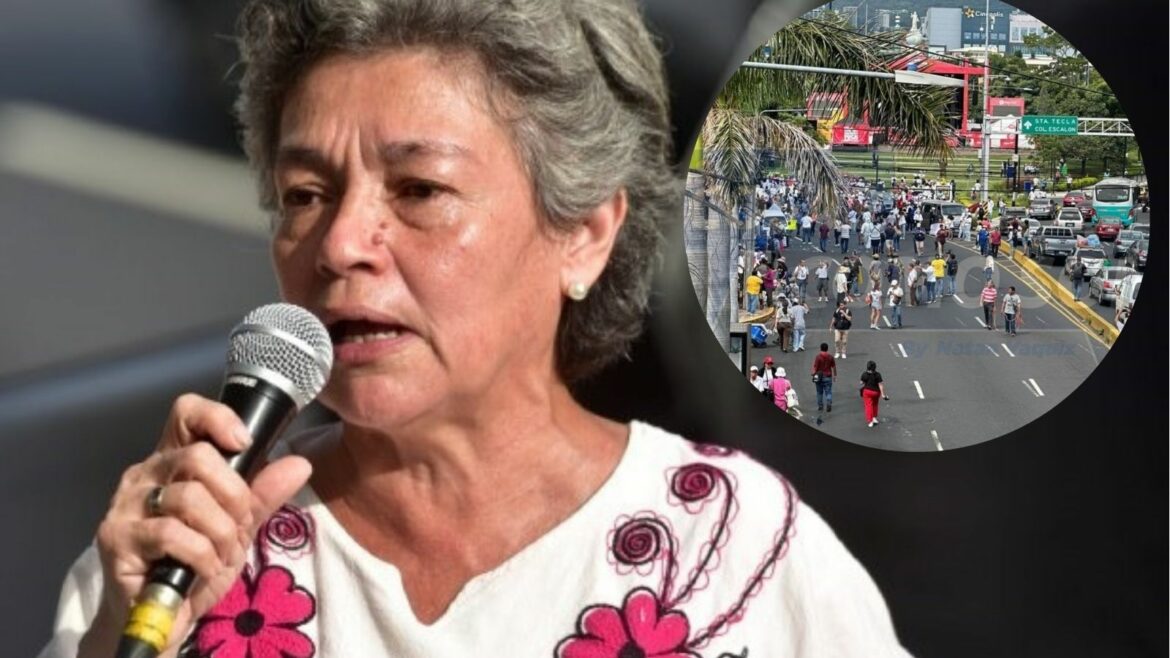 Idalia Zúniga pide a trabajadores que si no pueden llegar a marcha del 23 de noviembre, lo hagan sus familiares