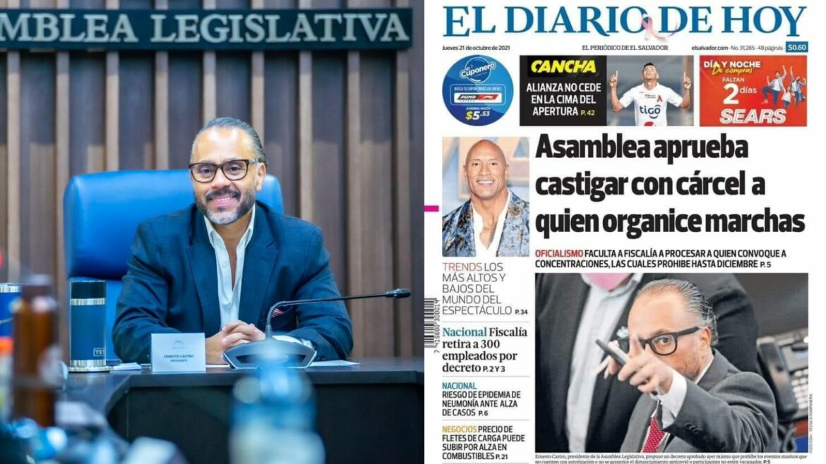 Ernesto Castro desmiente a la oposición sobre supuesta violación al derecho a manifestarse: «Lo «hacen para engañar»