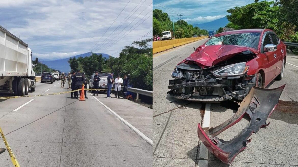 Cuatro muertos y dos heridos deja siniestro vial en carretera que de Acajutla conduce hacia Sonsonate