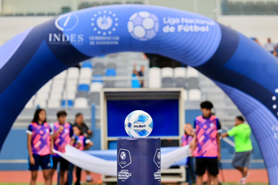 INDES inaugura la cuarta edición de La Liga Nacional de Fútbol Copa Chocovitos 2024-2025