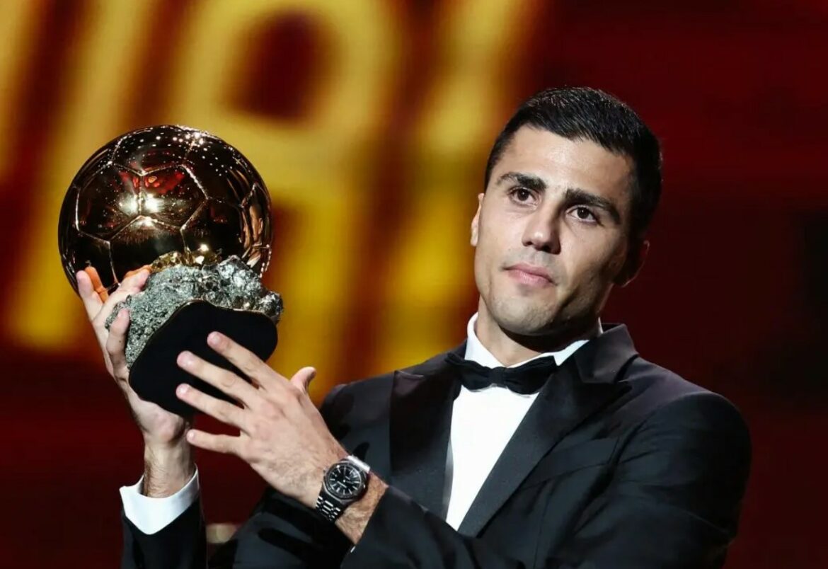 Rodri gana el Balón de Oro 2024 por delante de Vinicius