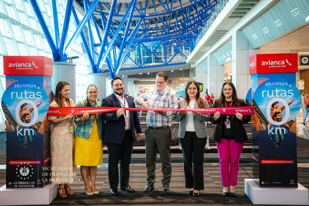 Realizan la apertura de una nueva ruta de vuelo que conectará a Medellín, Colombia, con San Salvador