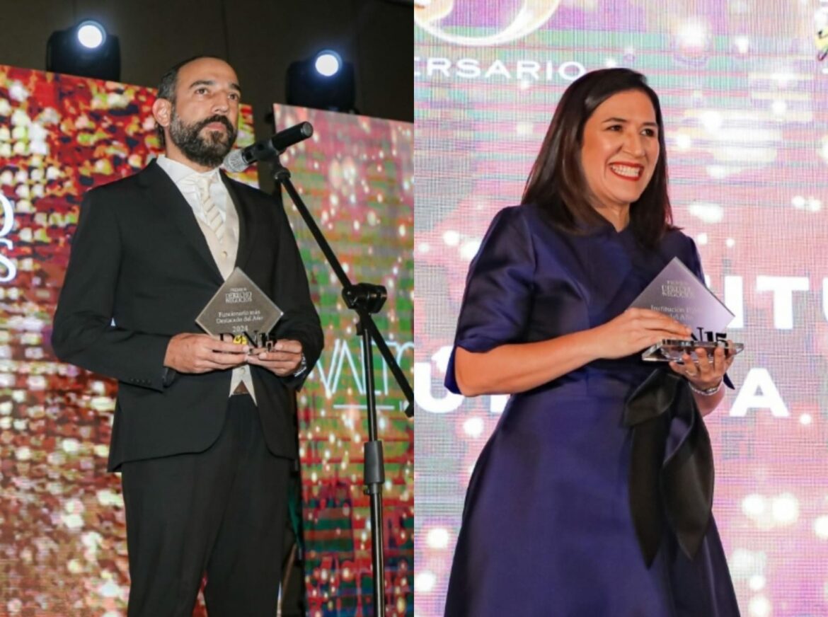 Director ejecutivo de COAMSS y el Ministerio de Economía son galardonados en los Premios Derecho y Negocios 2024