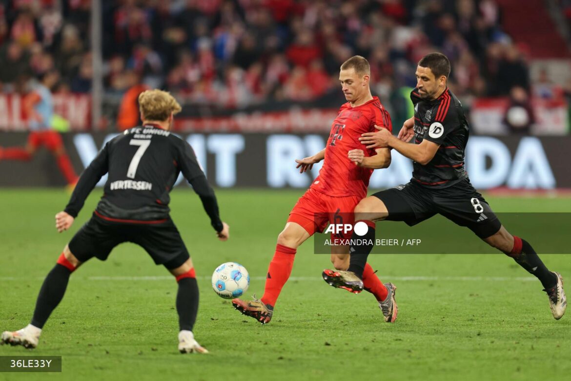 Bayern de Múnich gana 3-0 a Unión Berlín para reforzar su liderato