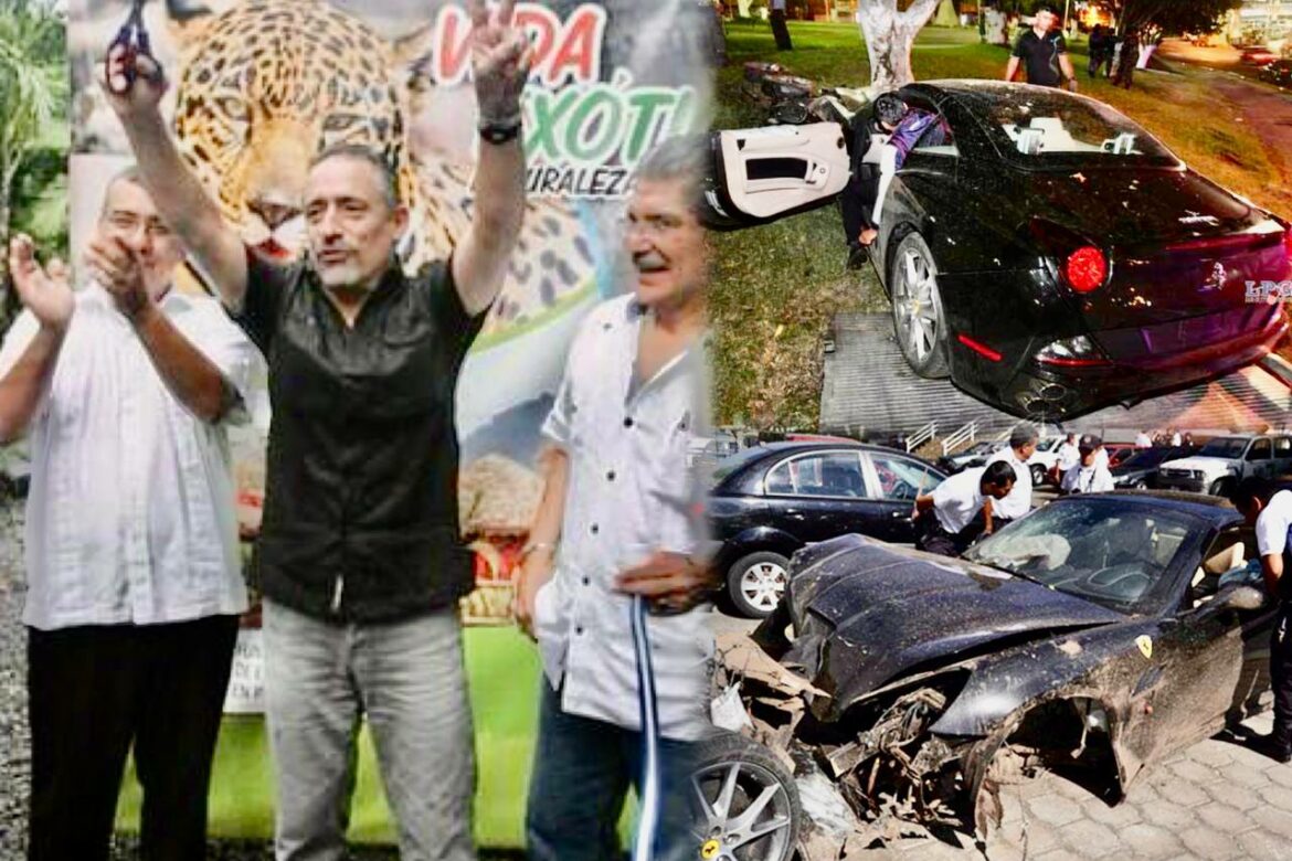 EXCLUSIVA: Eduardo Kriete, el empresario que estrelló un Ferrari en el Redondel Masferrer en 2014, murió por un infarto fulminante