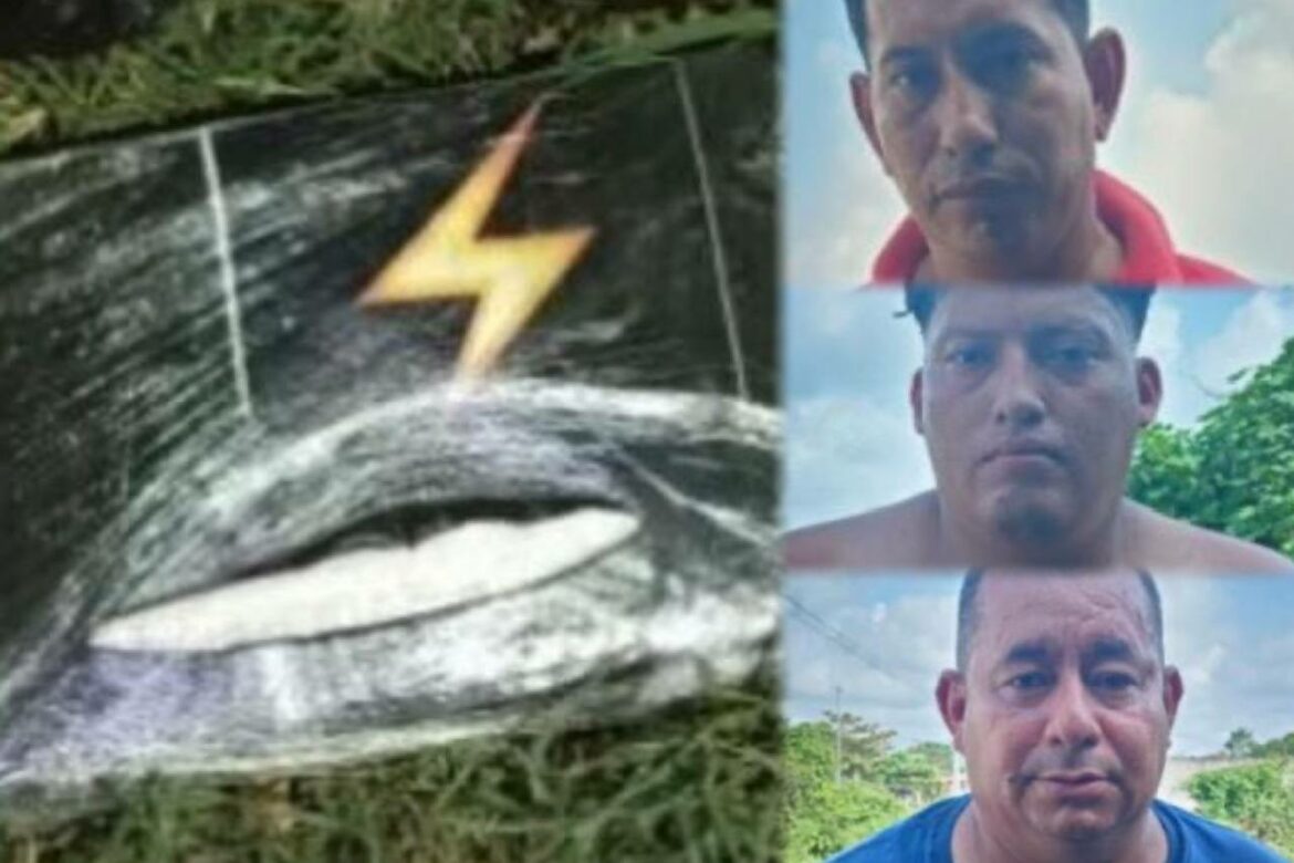 Detienen en flagrancia a tres traficantes de marihuana y cocaína