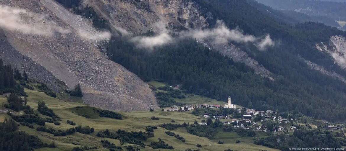 El pueblo suizo de Brienz se prepara para gran deslave