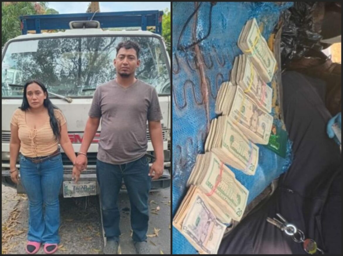Capturan a dos guatemaltecos que transportaban más de $18 mil