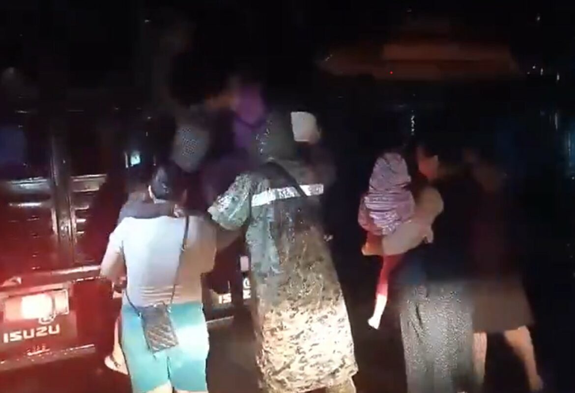 37 personas fueron evacuadas de la colonia Las Delicias, Sonsonate