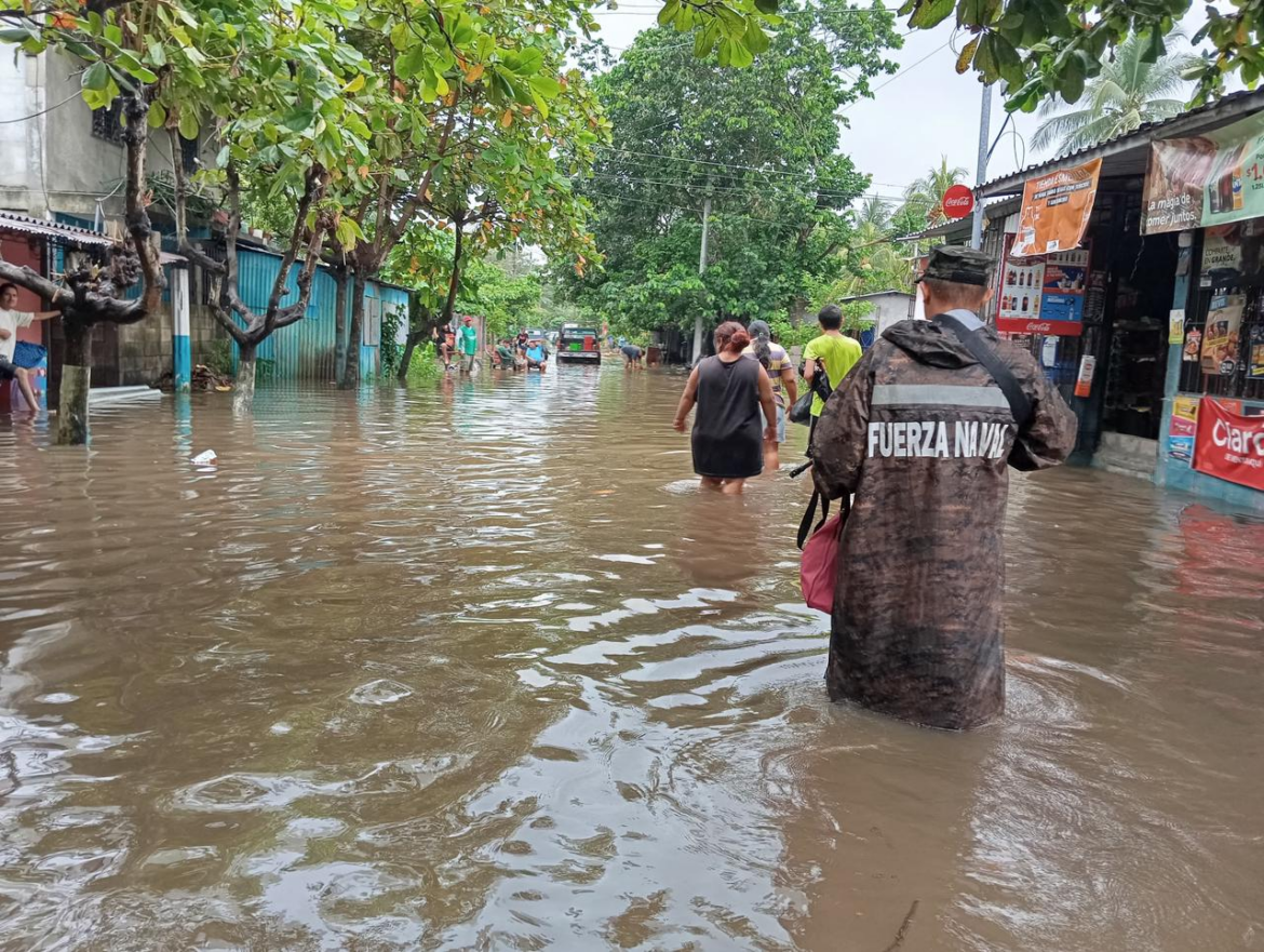 Estas son las incidencias dejadas por las lluvias de  los remanentes de la depresión tropical Sara