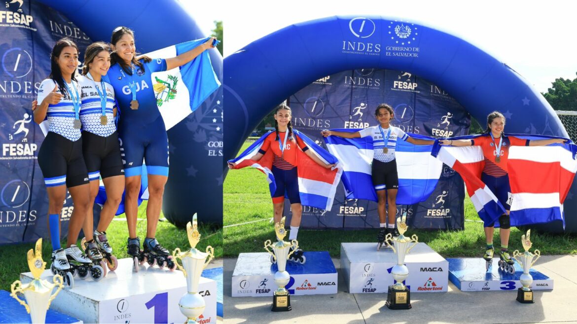 Ivonne Nóchez y Valentina Gómez ganan oros en campeonato centroamericano