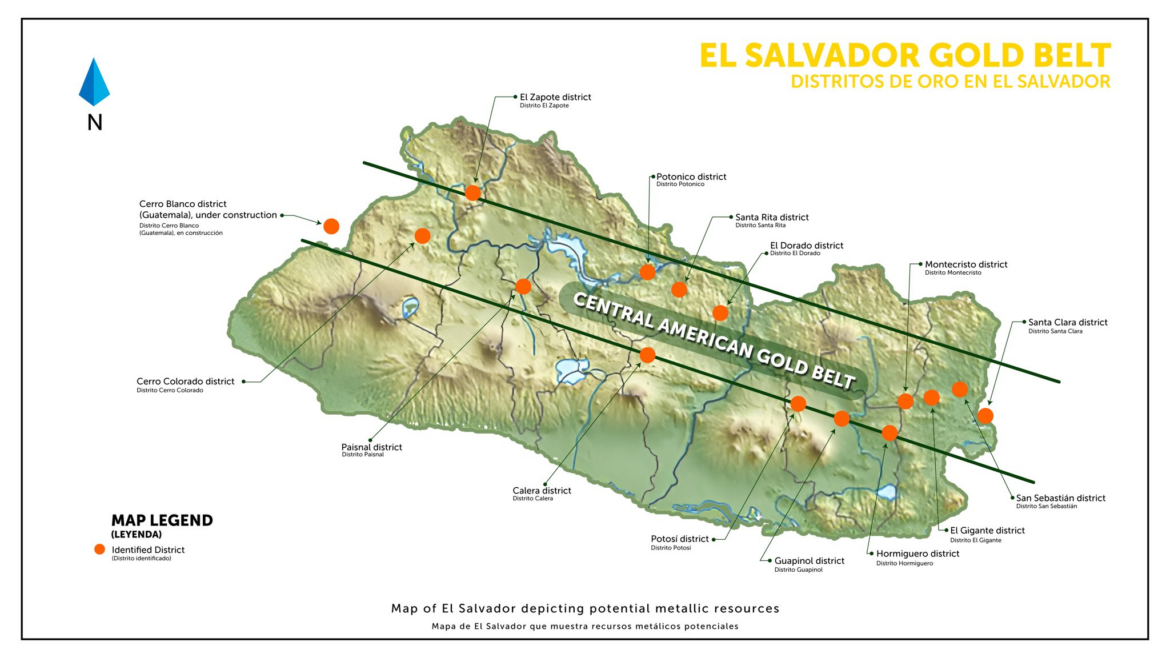 Bukele: «El Salvador tiene potencialmente los depósitos de oro con mayor densidad por km² en el mundo», ¿cuánto dinero representa este tesoro?