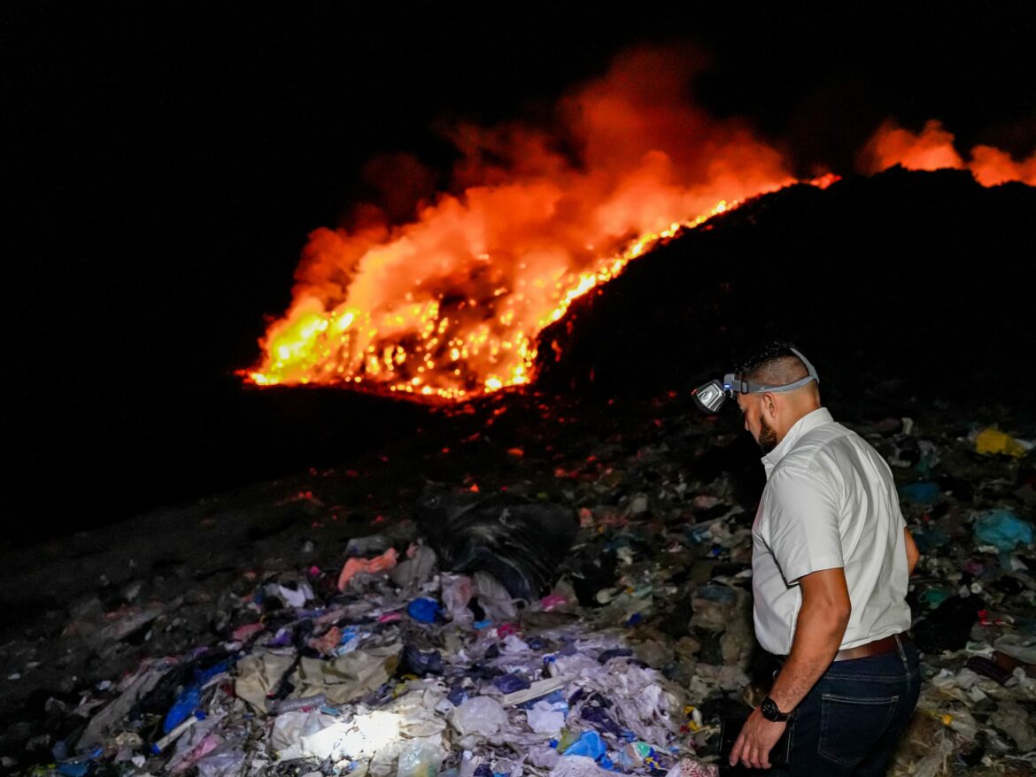 Alex Torres considera que es «sospechoso» el incendio en el Relleno Sanitario de San Miguel