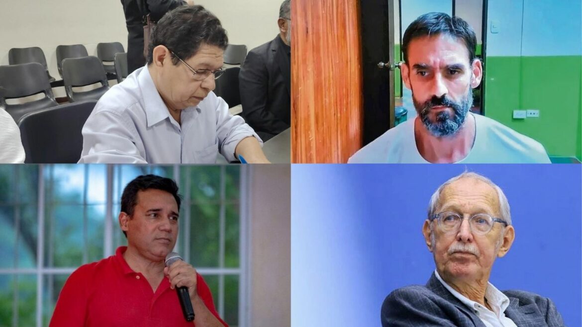 Audiencia Preliminar en «Caso Tregua» entre ellos  Benito Lara, Ernesto Muyshondt, Arístides Valencia y Paolo Lüers