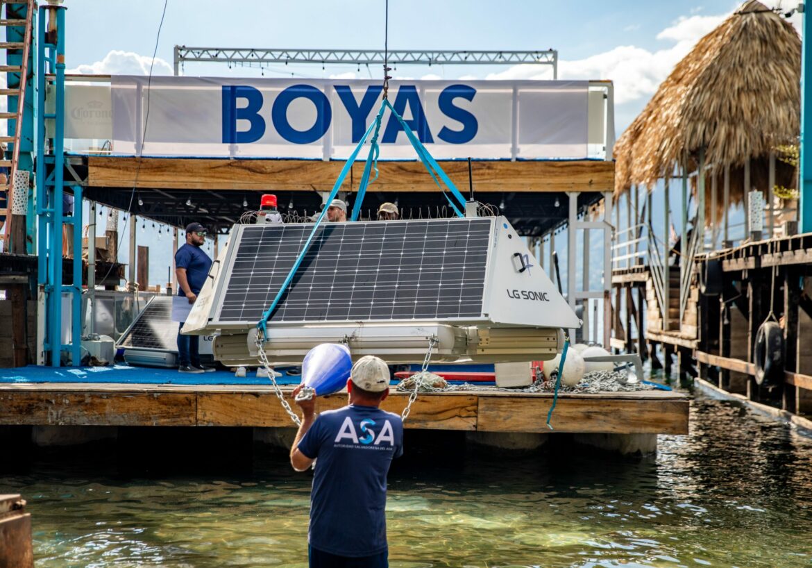CESTA asegura que el proyecto de boyas ultrasónicas en el Lago Coatepeque si puede funcionar porque están siendo usadas en otros países