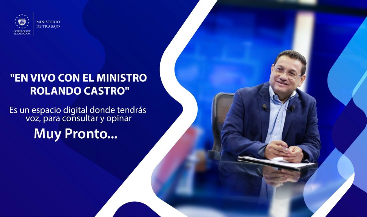 Ministro Castro anuncia espacio virtual para interactuar con la población