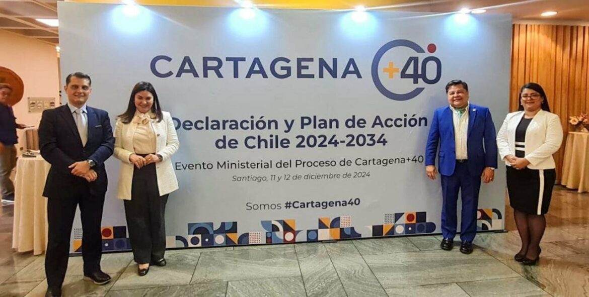 El Salvador participó en reunión Ministerial del Proceso de Cartagena  40 en Chile